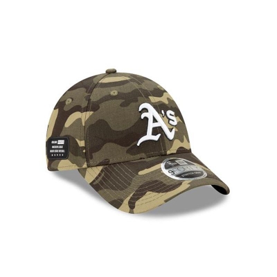 Sapca New Era Oakland Athletics MLB Armed Forces Weekend Stretch Snap 9FORTY Adjustable - Verzi